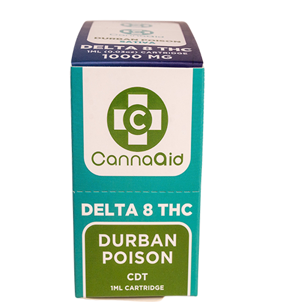 Cannaaid Delta 8 THC Cartridge Durban Poison CDT 1ML