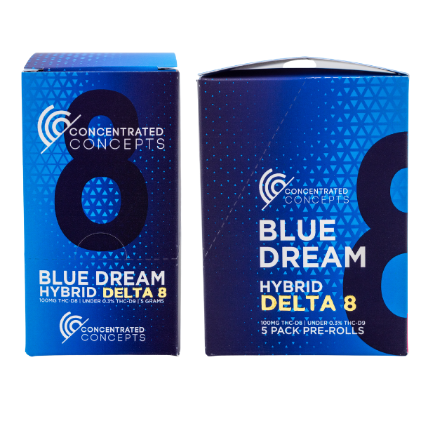 Concentrated Concepts Delta 9 Blue Dream preroll 5 grams
