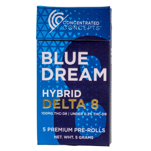 CannaAid Delta 8 Blue Dream Prerolls 100 mg