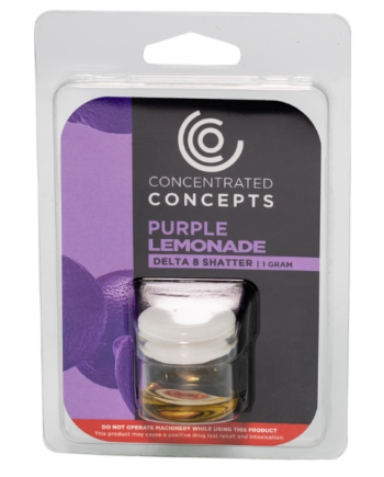 Concentrated Concepts Purple Lemonade Delta 8 THC Shatter (1GRAM) View 1