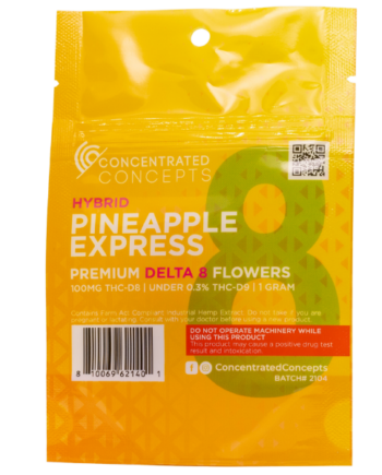 Concentrated Concepts Delta 8 Pineapple Express Flower 1 gram