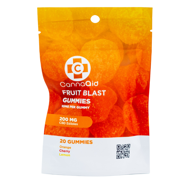 CannaAid CBD Fruit Blast Gummies 200MG