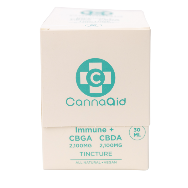 CannaAid CBDA + CBGA Tinctures 2100mg (30) ML vegan