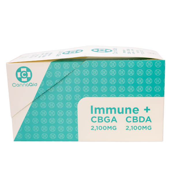 CannaAid Delta 8 Tincture Immune Display Box 2100 mg