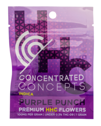 Concentrated Concepts HHC Flowers Purple Punch 1 gram