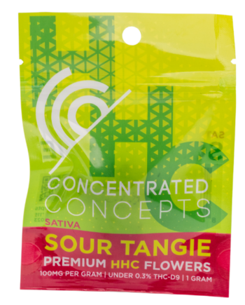 Concentrated Concepts HHC Flowers Sour Tangie 1 gram
