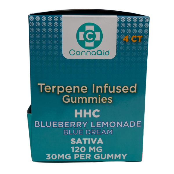 HHC Terpene Infused Gummies Blueberry lemonade SATIVA 120mg