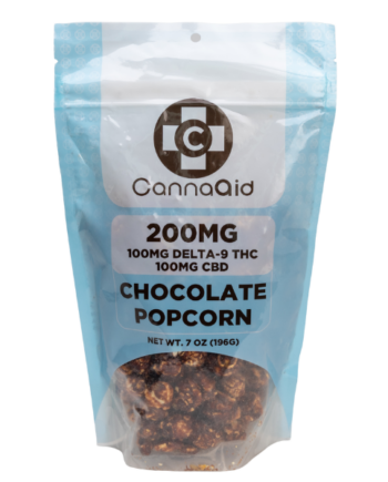 Cannaaid Delta 9 + CBD Flavored Chocolate Popcorn 100MG