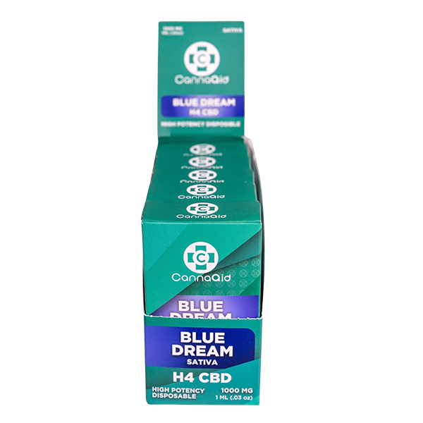 CannaAid Blue Dream Sativa H4CBD Disposable Vape Pen 1000MG View 2