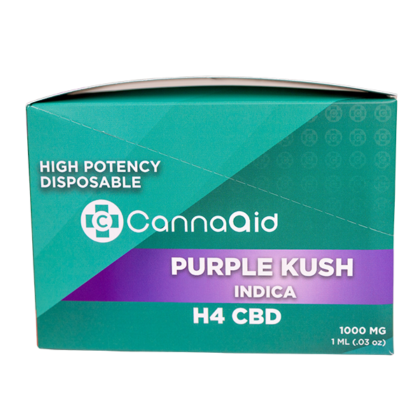 Cannaaid H4 CBD High Potency Disposable Purple Kush Indica 1 ml