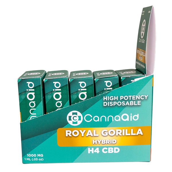 Cannaaid H4 + CBD Disposable Royal Gorilla 1 ML